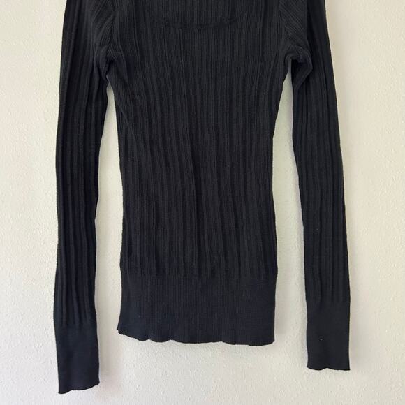 Vintage Mudd ribbed fitted tunic sweater Y2K gothic grunge twilight indie XL - Picture 11 of 14